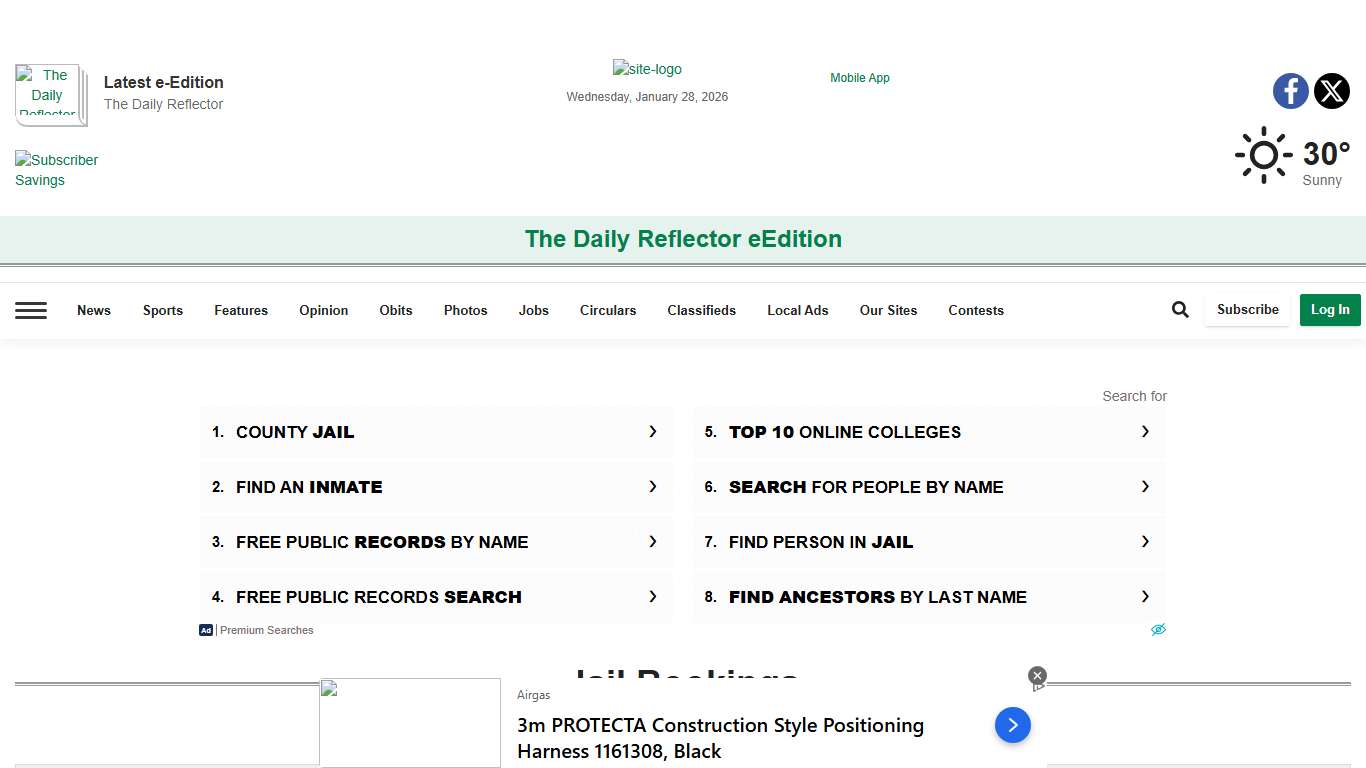 Jail Bookings reflector.com